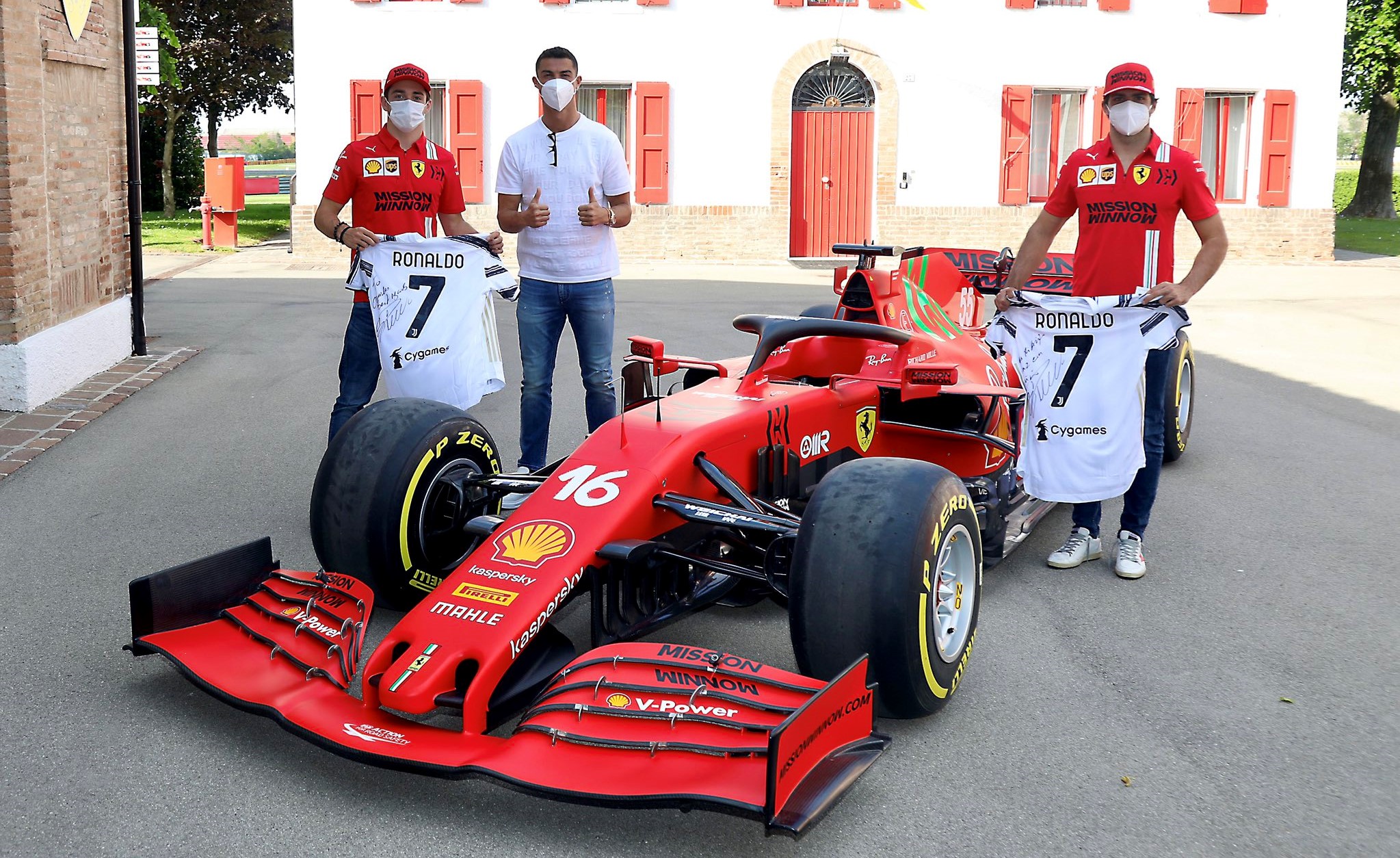 Cristiano Ronaldo skips Juventus training to visit Ferrari HQ at Maranello, gets Ferrari gift