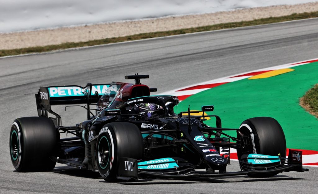 hamilton leads mercedes 1-2 in spanish gp practice