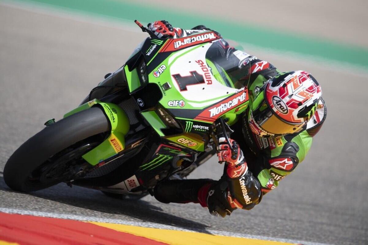 Jonathan Rea wins Aragon WorldSBK superpole