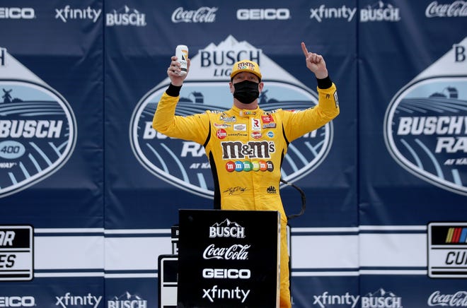 Kyle Busch wins Buschy McBusch 400 at Kansas Speedway kyle busch wins buschy mcbusch 400 at kansas speedway
