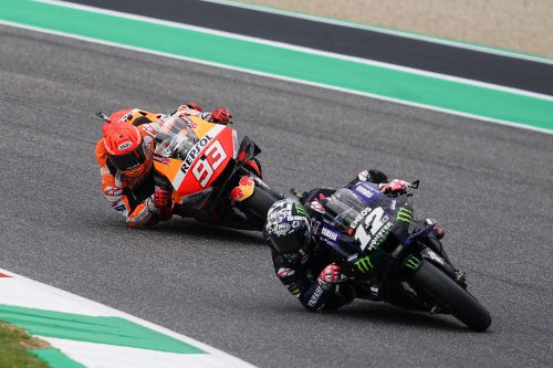 quartararo takes pole at mugello after breaking lap record