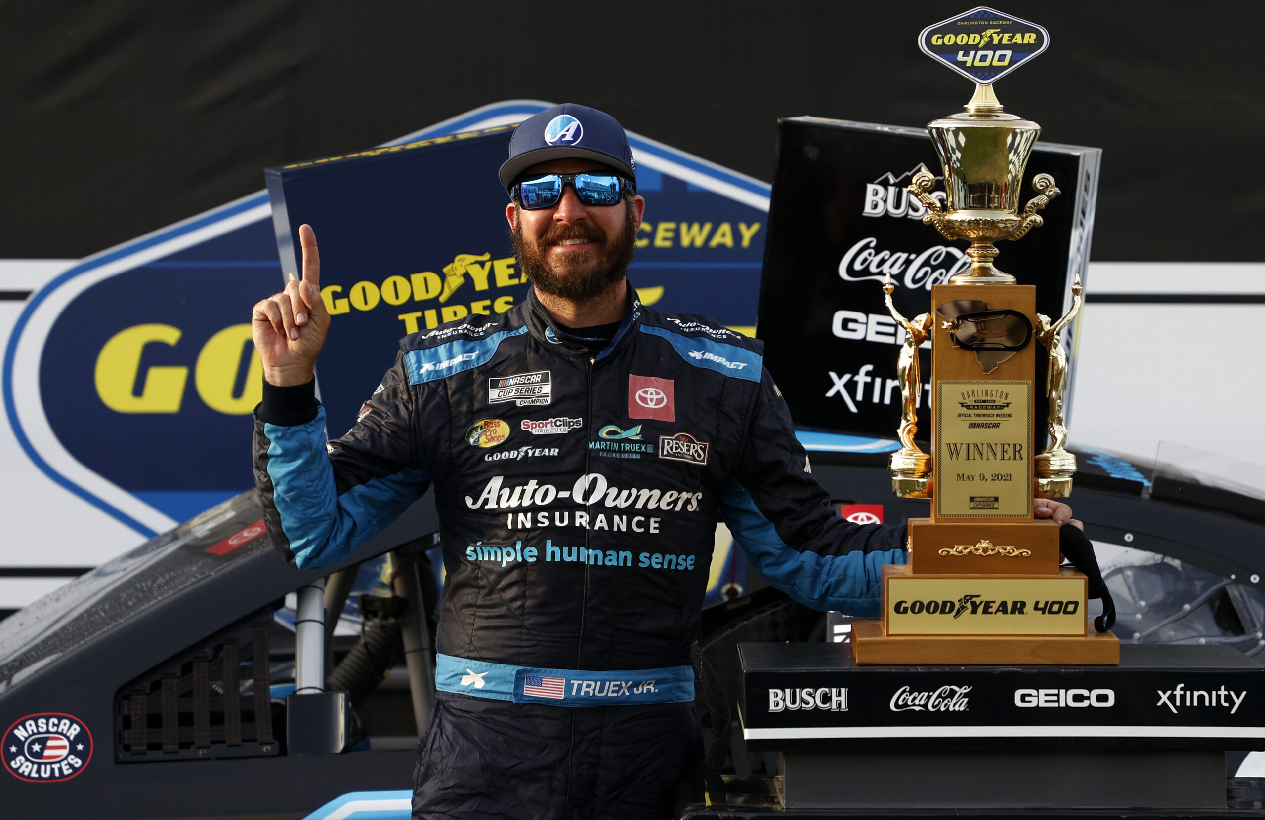 Martin Truex Jr. wins Goodyear 400 race at Darlington speedway