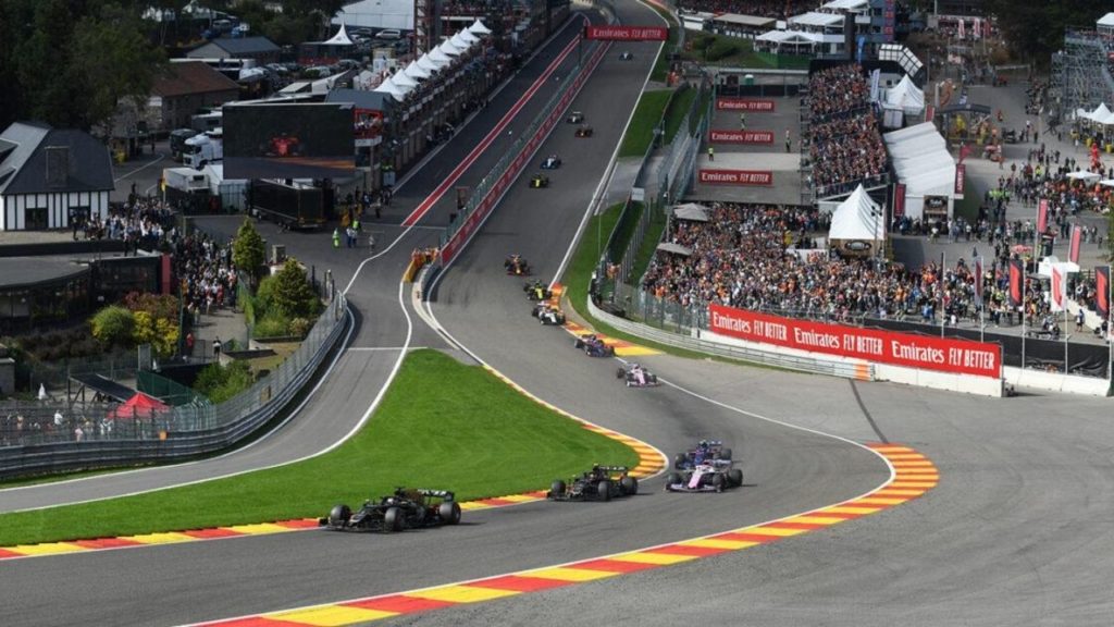 75,000 fans will be attending the belgian gp
