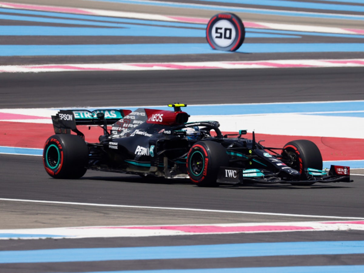 Bottas leads Mercedes 1-2 in French GP FP1