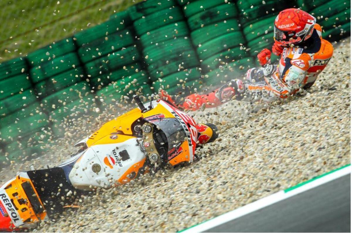 Marc Marquez safe after horrific Assen crash