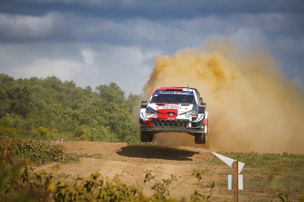 ogier finishes ahead of rovampera in the opening stage of kenya super special