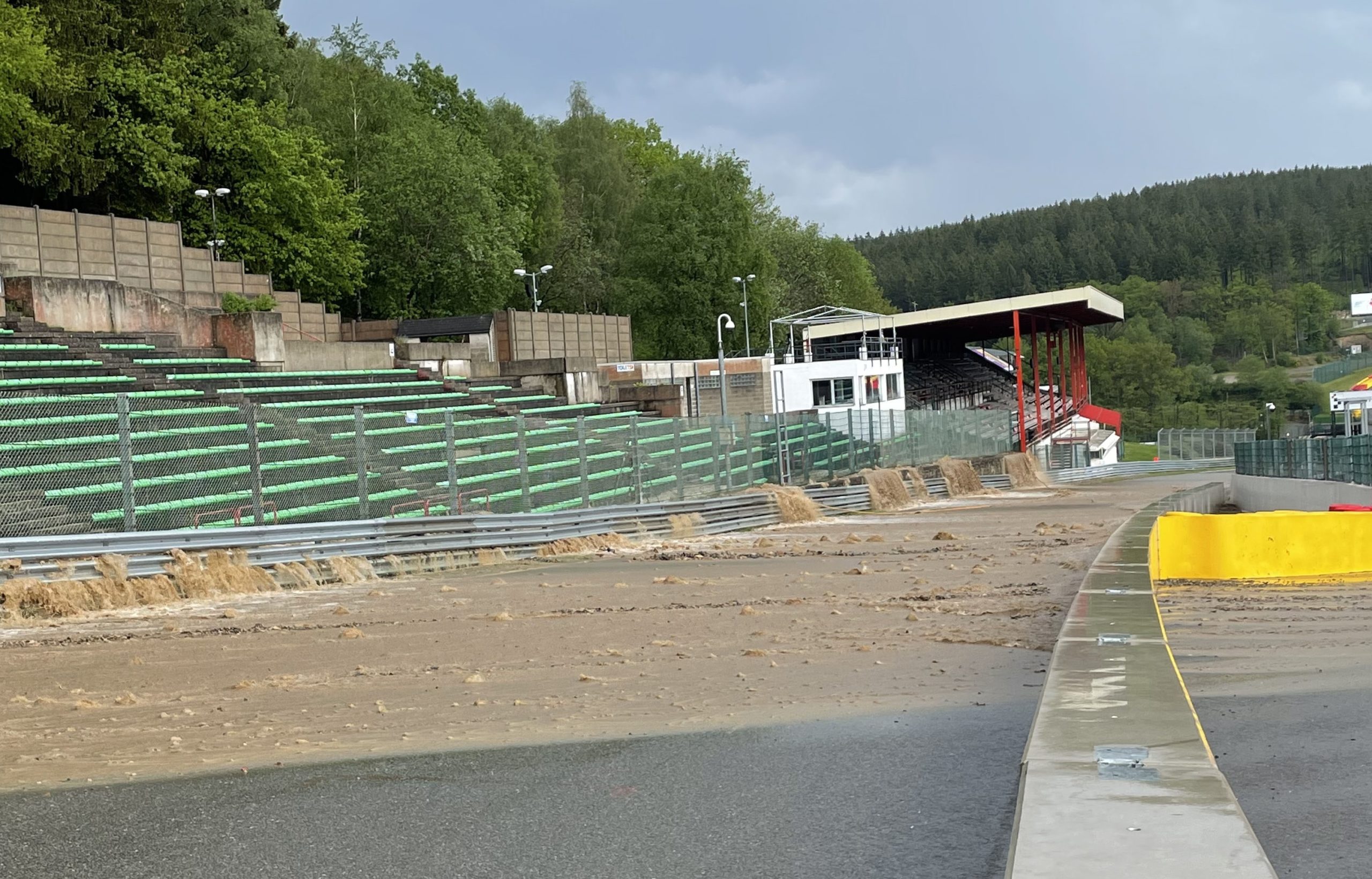 Spa-Francorchamps floods after storms ravage Belgium