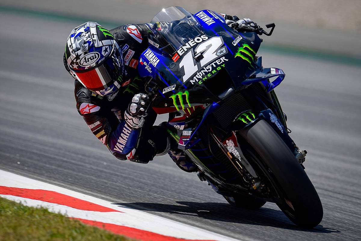 Vinales leads Yamaha one-two as Marquez makes most laps in Catalunya test