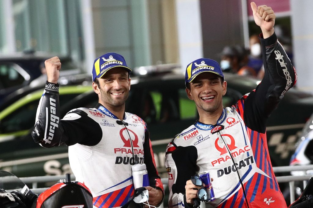 zarco and jorge martin will be staying with pramac ducati for 2022