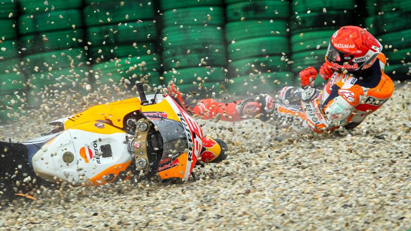 Marquez Assen FP2 crash cost him podium