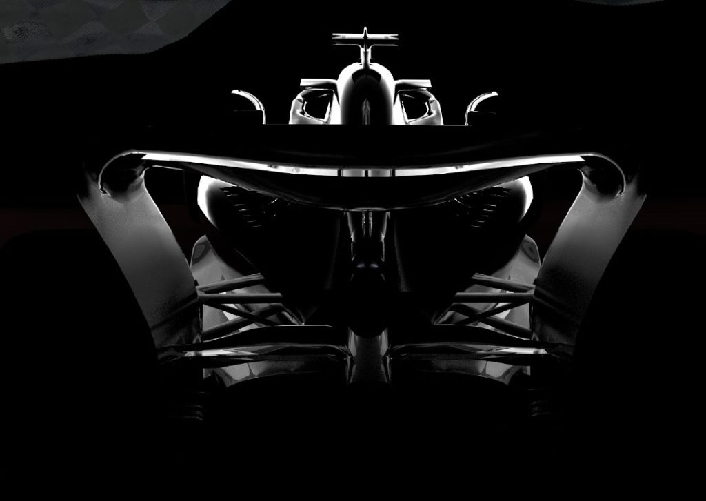 mercedes teases with new 2022 f1 car