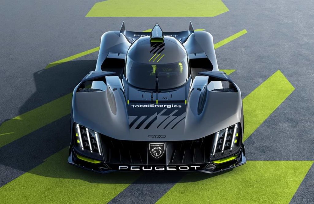 peugeot reveals the 9x8 le mans hypercar for 2022 wec (pictures)
