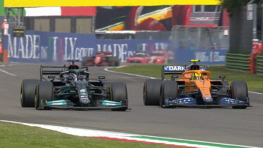 ‘such a great driver, lando’ hamilton comments on the team radio after overtaking him for p2