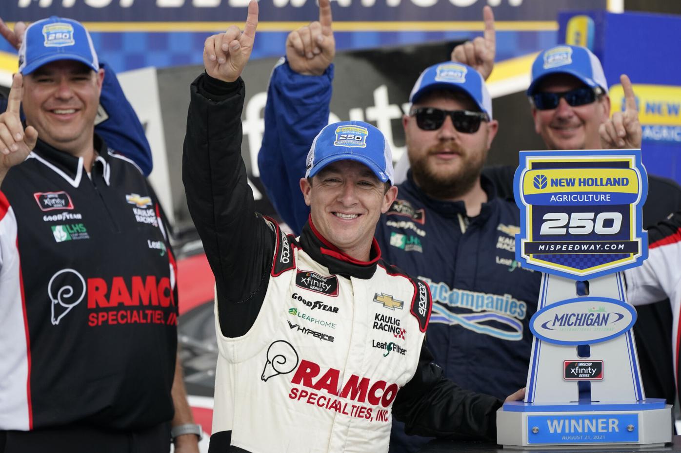 A.J. Allmendiger wins New Holland 250 Xfinity race at Michigan International Speedway