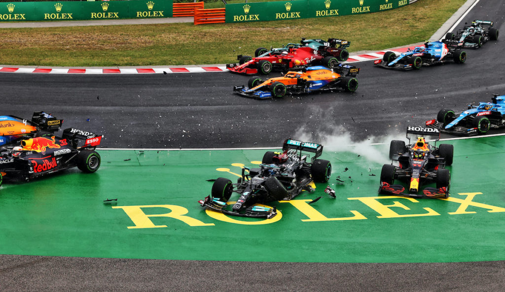 bottas and stroll handed a five-place grid penalty after causing chaos in the hungarian gp
