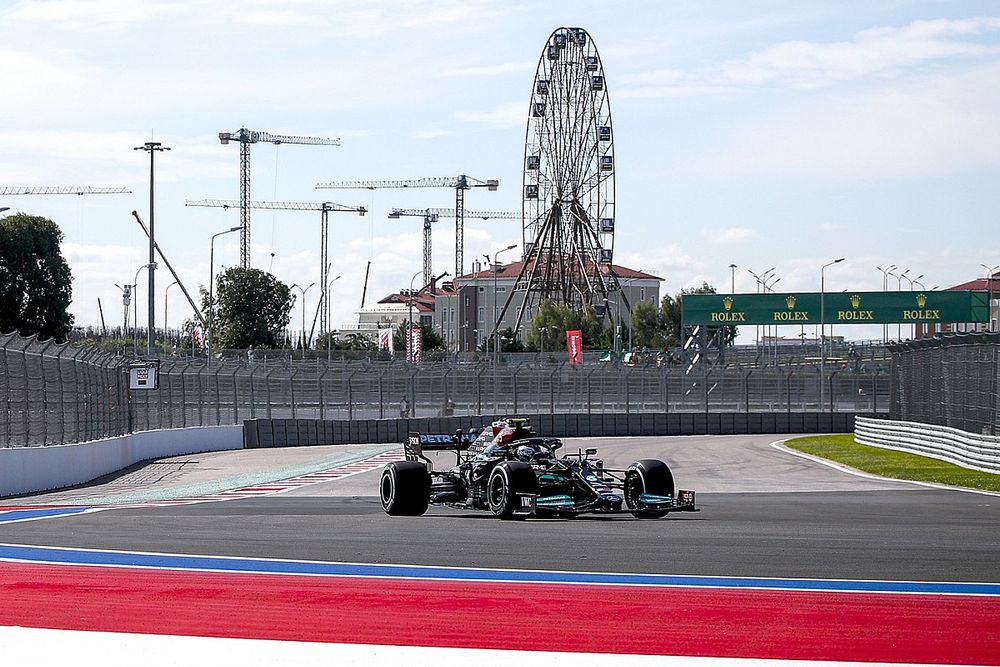 Bottas fastest in Russian GP FP1 ahead of Hamilton and Verstappen