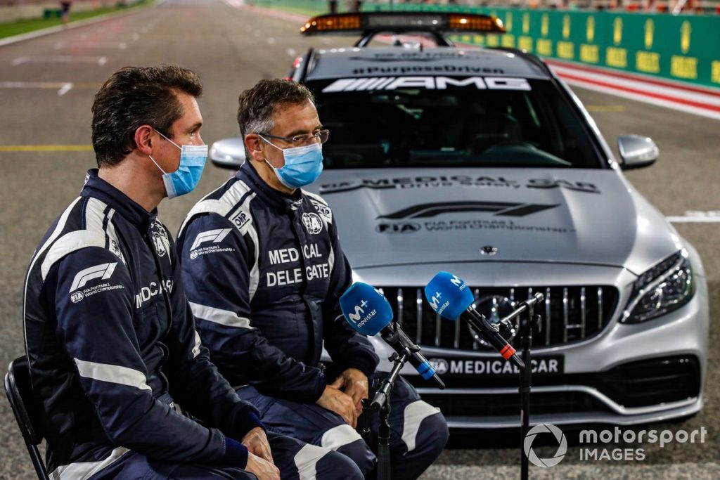 f1 medical car team replaced ahead of turkish gp after testing positive for covid-19