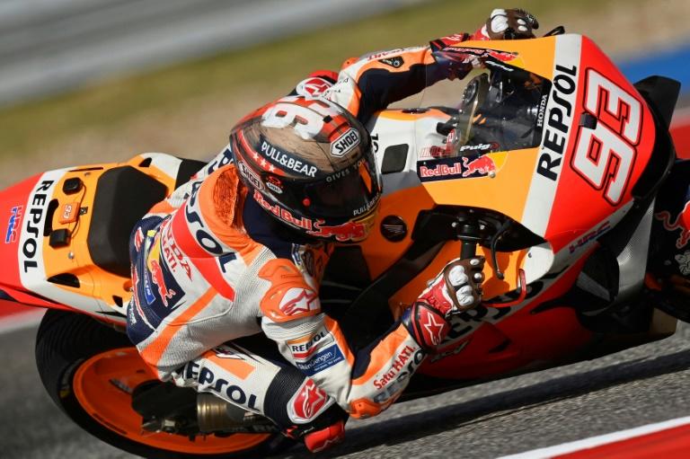 marquez maintains good form as he tops austin motogp fp2