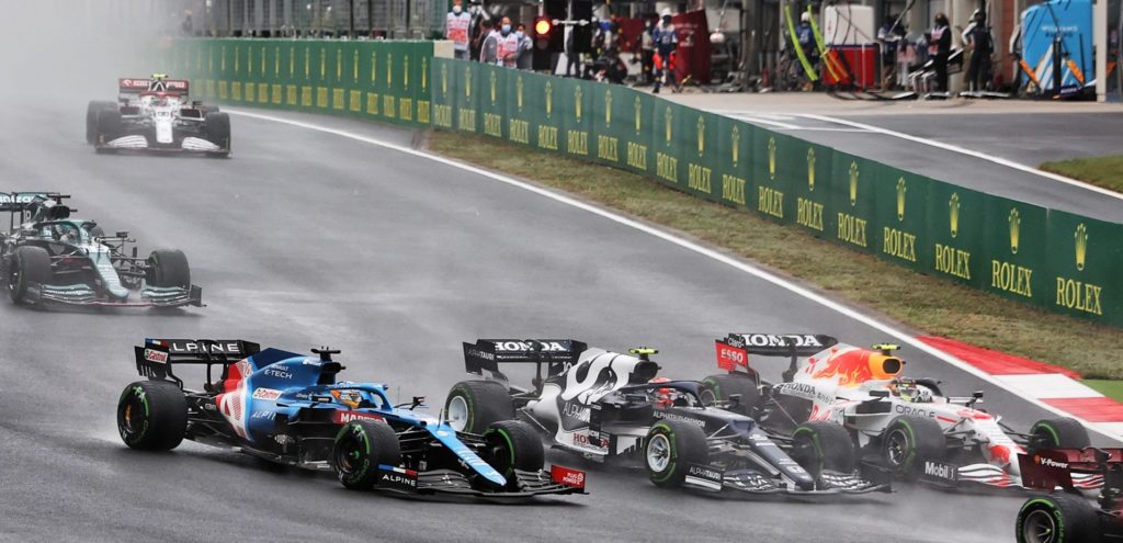 pierre gasly was at fault for clashing with alonso on the first corner