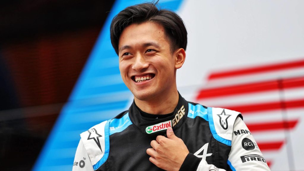 guanyu zhou to race as number 24 in f1