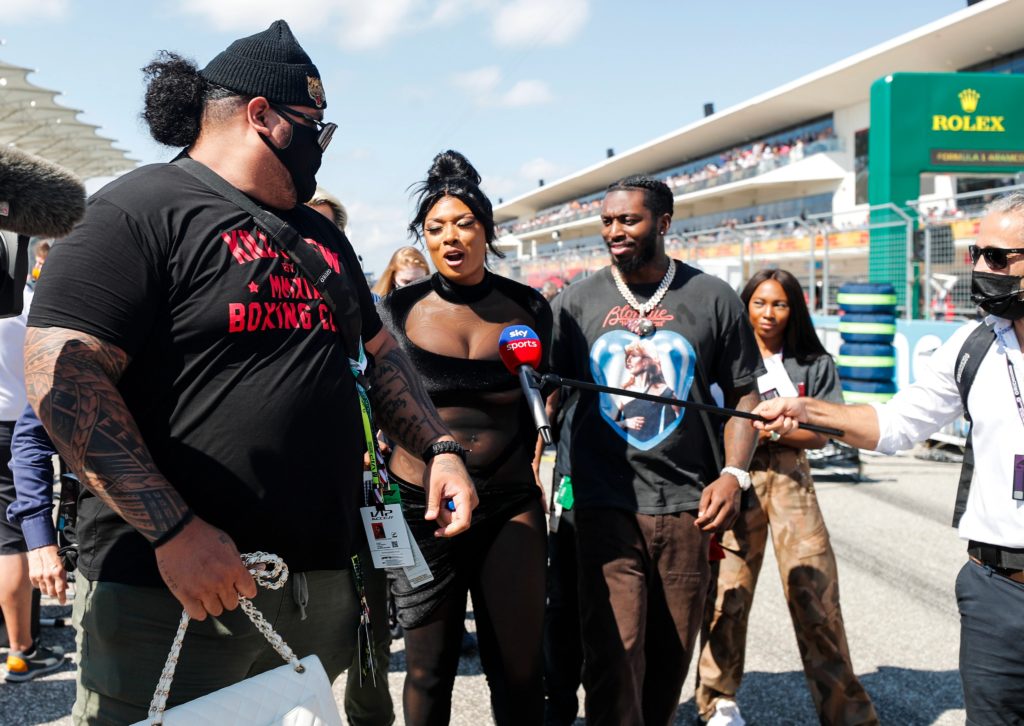 f1 introduces new grid rules for celebrities after megan thee stallion incident