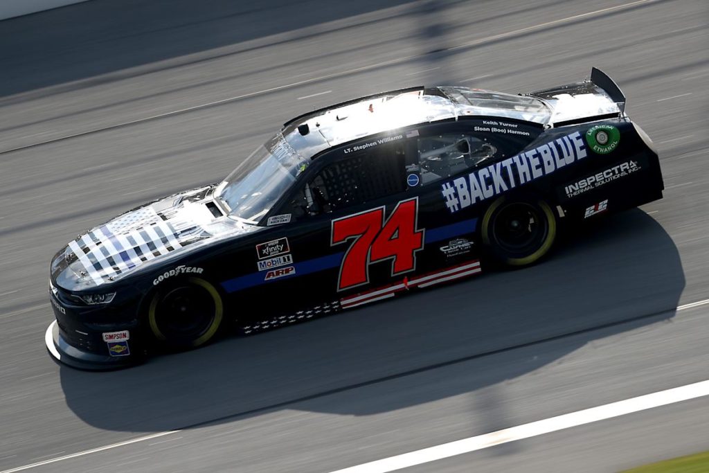 mike harmon xfinity team gets penalty for testing violation at rockingham