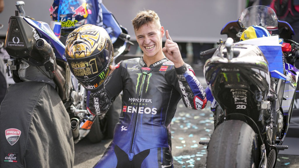 quartararo will not be changing plate to #1 in 2022