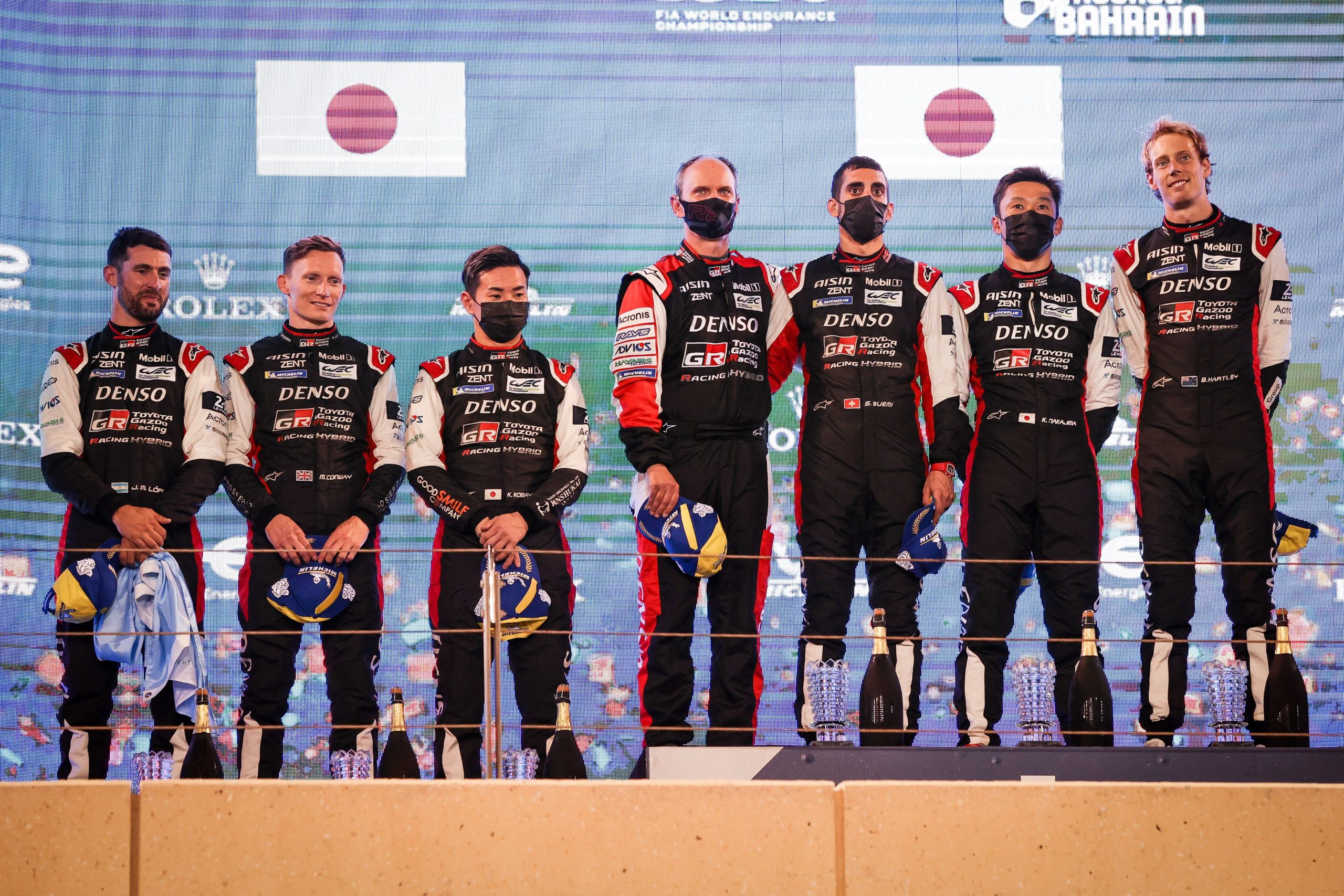 Toyota #8 wins 8 Hours of Bahrain as sister car #7 wins 2021 Championship title