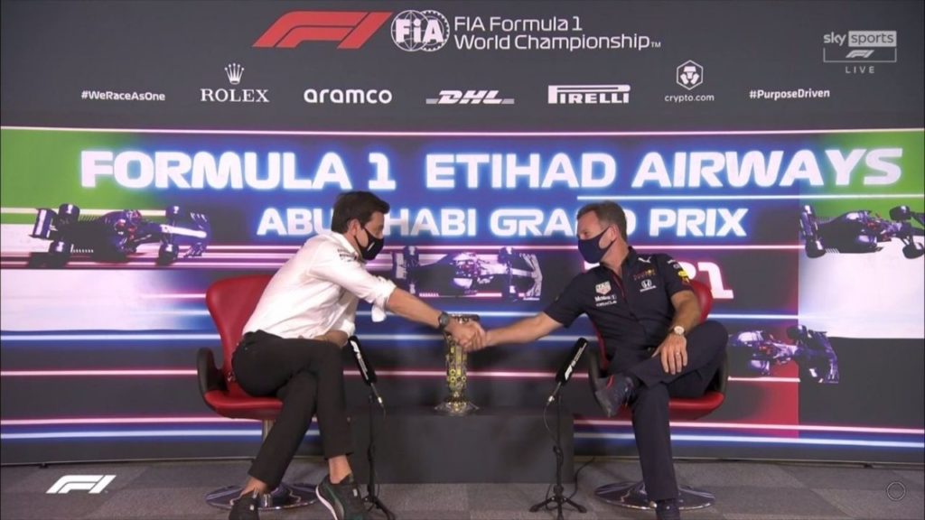 wolff and horner play cool ahead of the final title decider