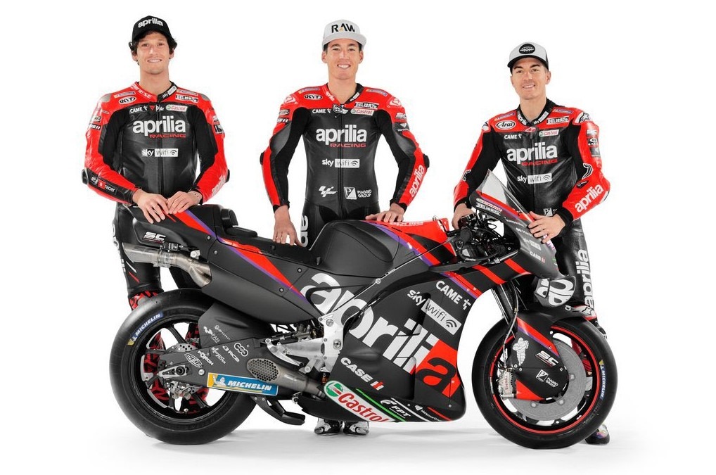 Aprilia launches 2022 MotoGP livery marking factory debut