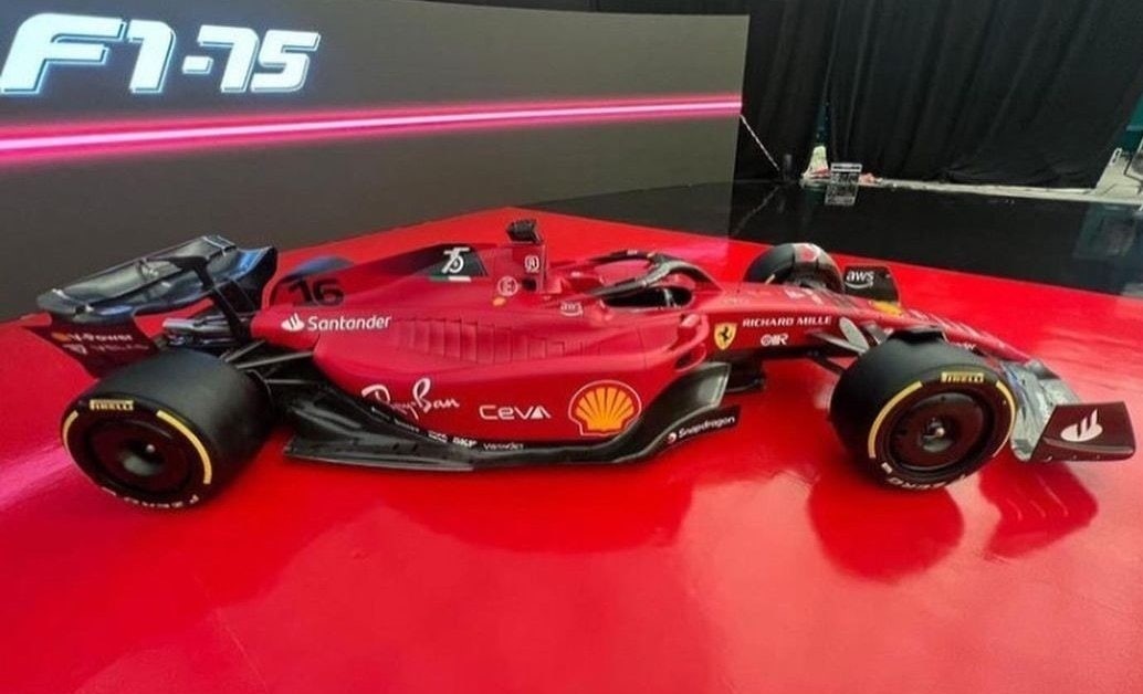 Leaked images of Ferrari 2022 F1 car surface online