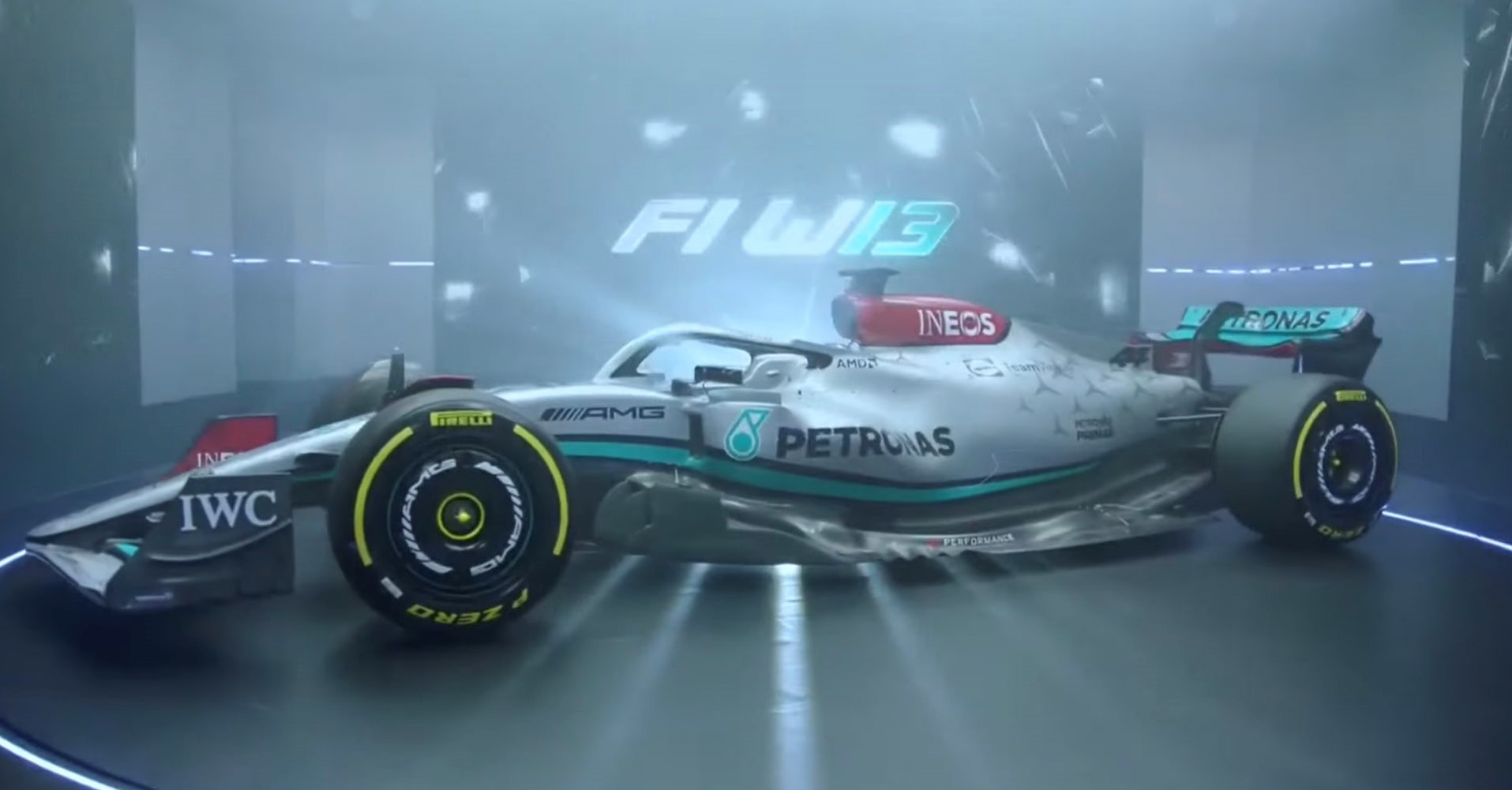 Mercedes presents their 2022 contender, the W13 as Hamilton makes a return