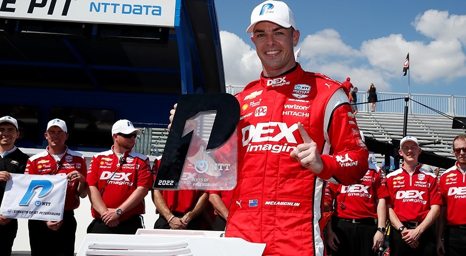 Scott McLaughlin claims maiden victory in St. Petersburg after winning Firestone Grand Prix