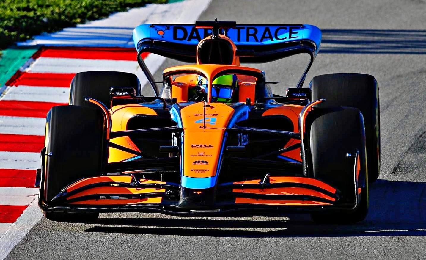 The stunning McLaren MCL36 makes track debut in Barcelona