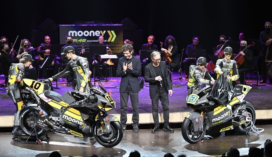 Valentino Rossi's Mooney VR46 MotoGP team unveils 2022 livery