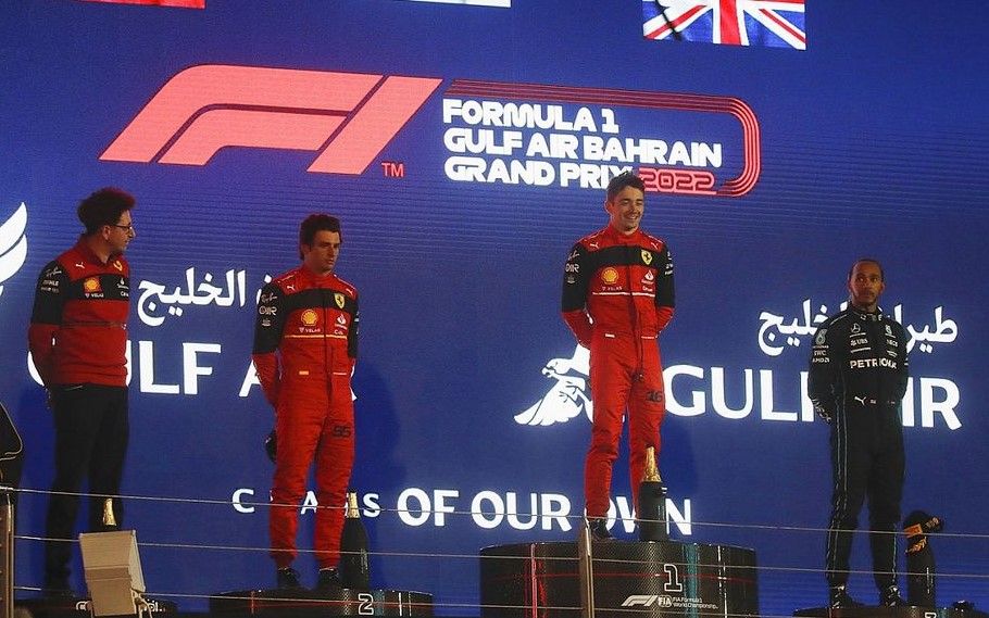 Bahrain GP: Leclerc leads Ferrari 1-2 as Verstappen retires on the final laps of the race