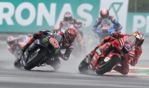 Miller and Quartararo exchange words after contact during Indonesian MotoGP