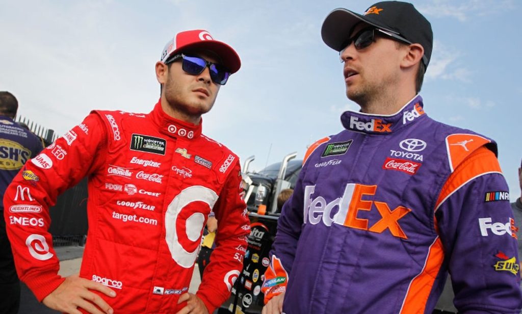 Denny Hamlin Kyle Larson