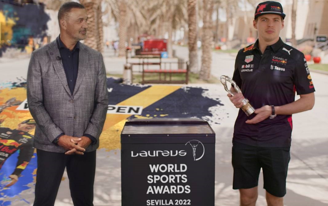 Max Verstappen receives Laureus World Sportsman of the Year Award