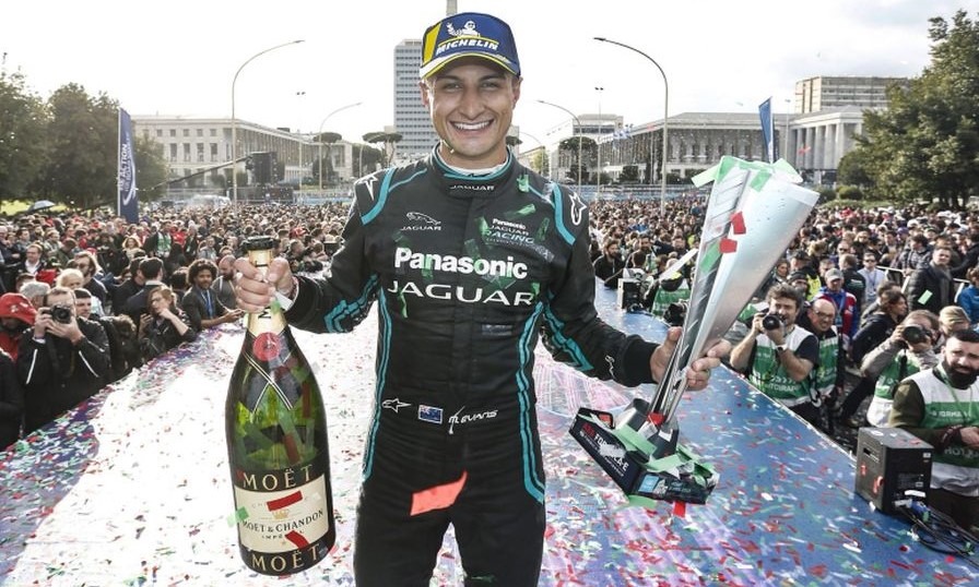 Mitch Evans dominates in the Rome E-Prix double header