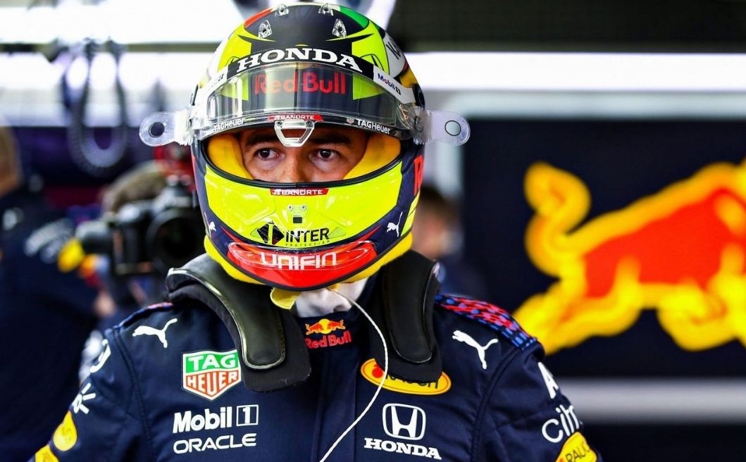 Sergio Perez has lost one of his Red Bull helmets ahead of Miami Grand Prix