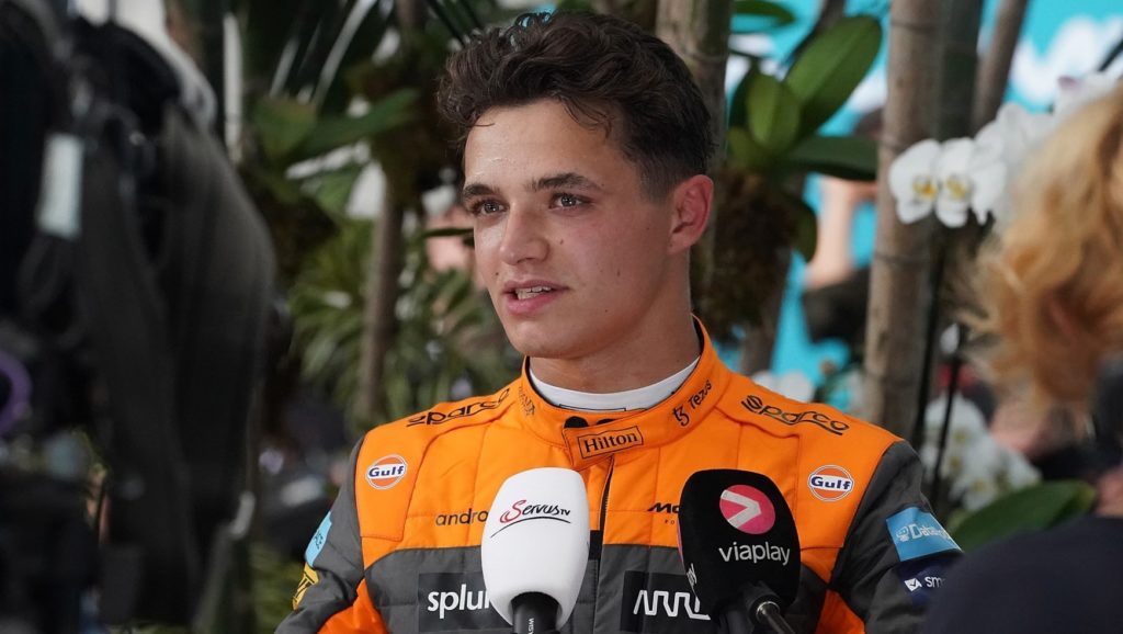 McLaren is behind Mercedes in terms of pace