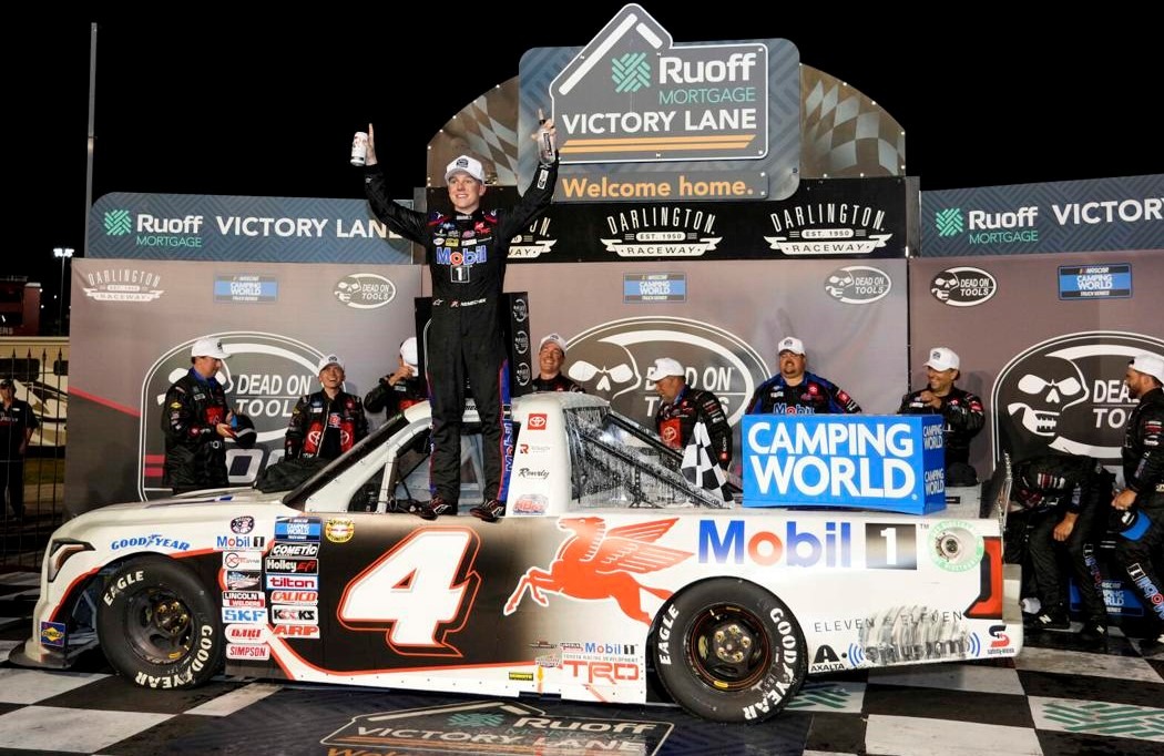 Nemechek marks his first 2022 Truck race win at Darlington