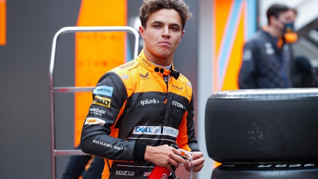 Norris struggling with illness in the Spanish Grand Prix