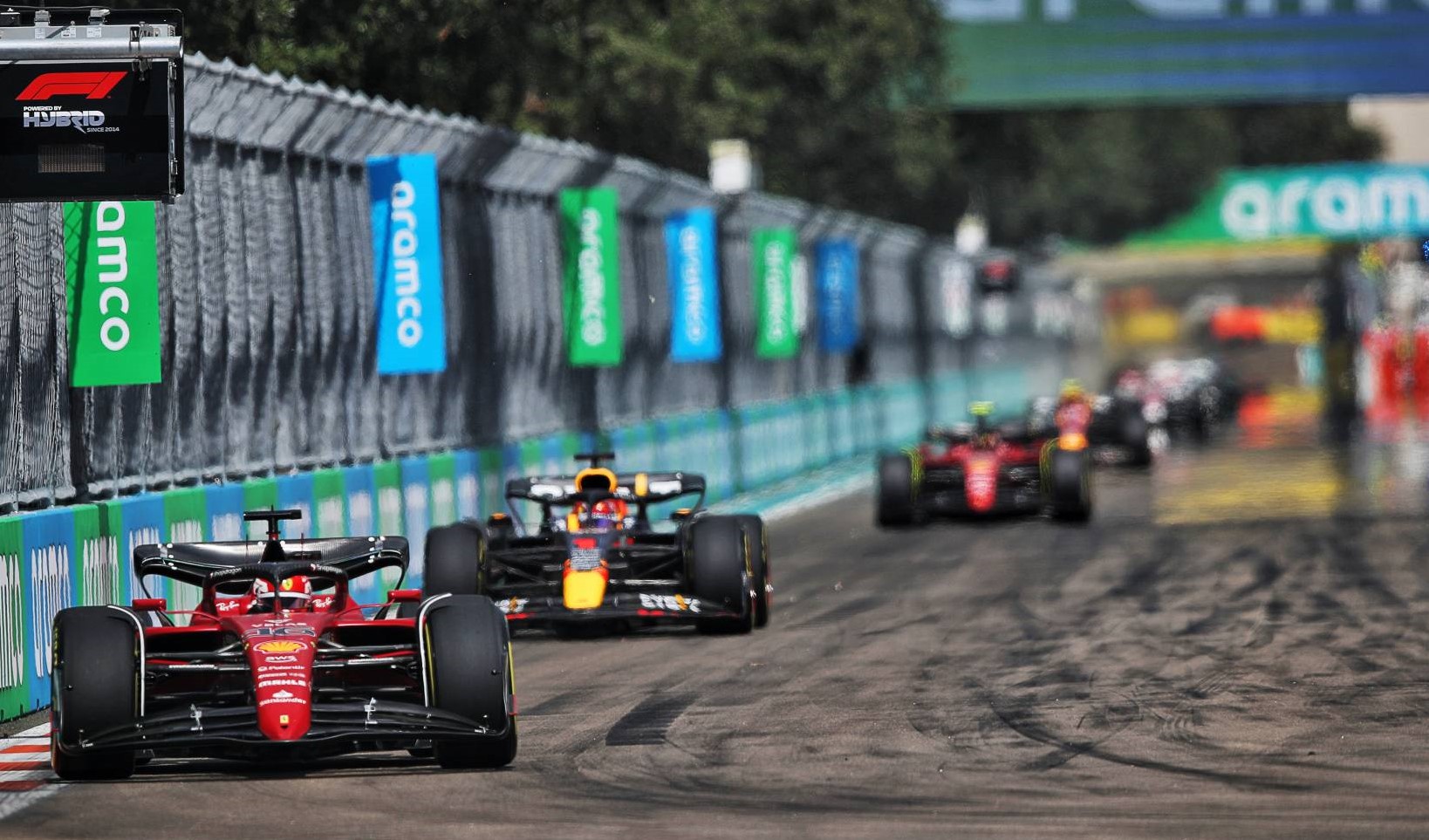 Several F1 drivers risk getting an engine penalty in the Spanish Grand Prix