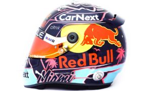 Verstappen unveils special helmet for Miami Grand Prix