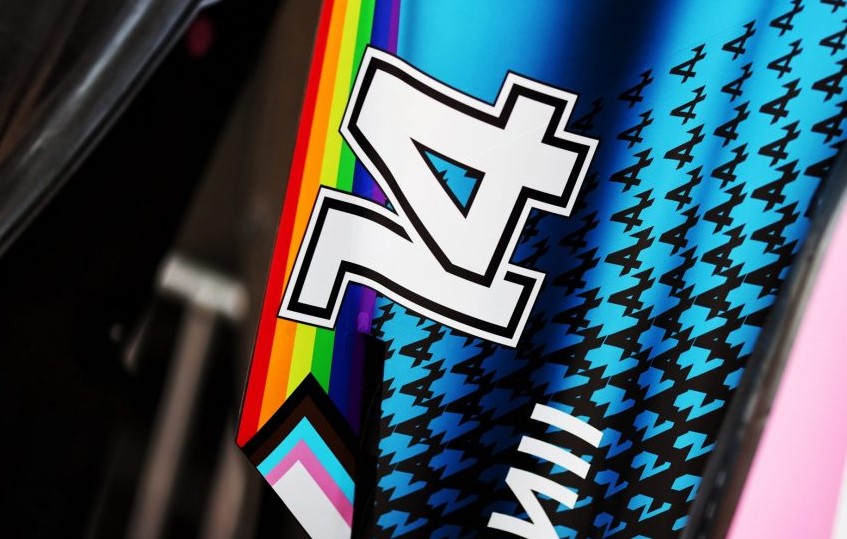 Alpine celebrates Pride Month with a rainbow themed livery