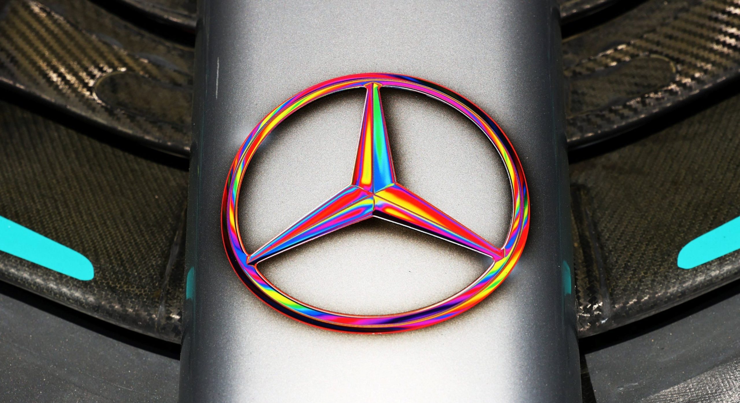 Mercedes unveils coloured logo to celebrate Pride Month