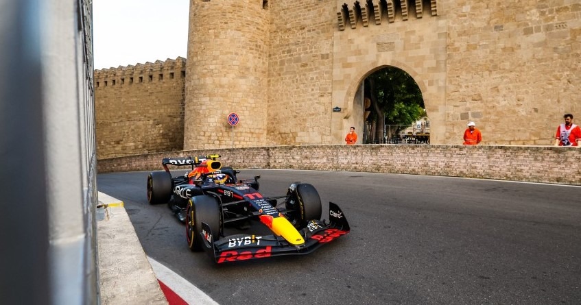 Sergio Perez edges out Leclerc in the final practice of Azerbaijan Grand Prix