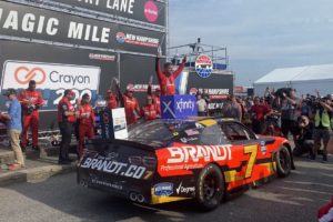 Justin Allgaier claims third Xfinity race win at New Hampshire